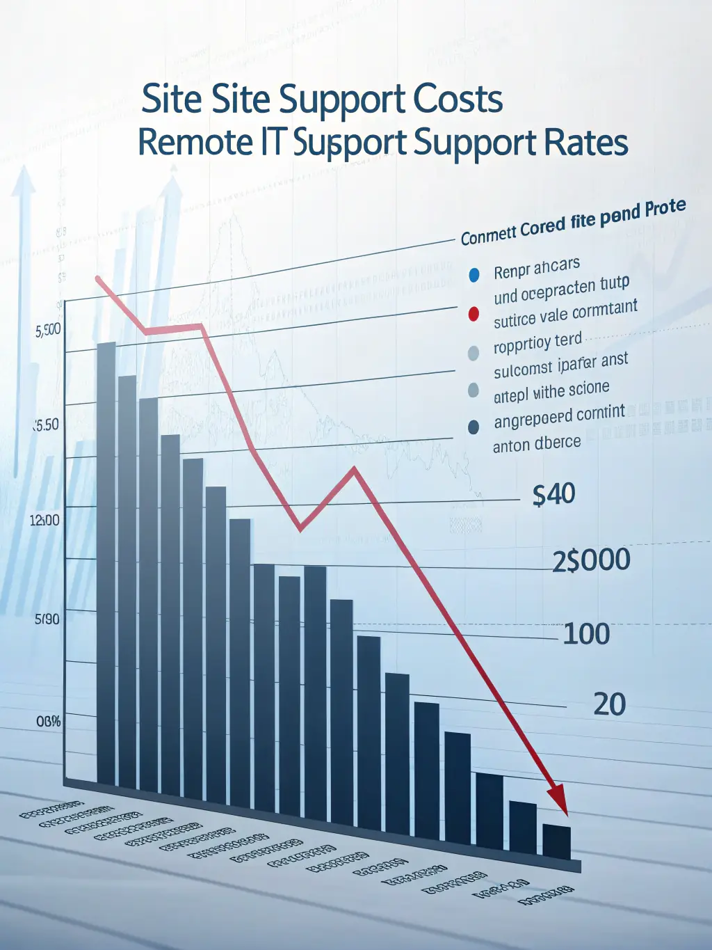 A cost comparison chart illustrating the savings achieved by using VoiceConnect's remote receptionist service compared to hiring in-house staff.